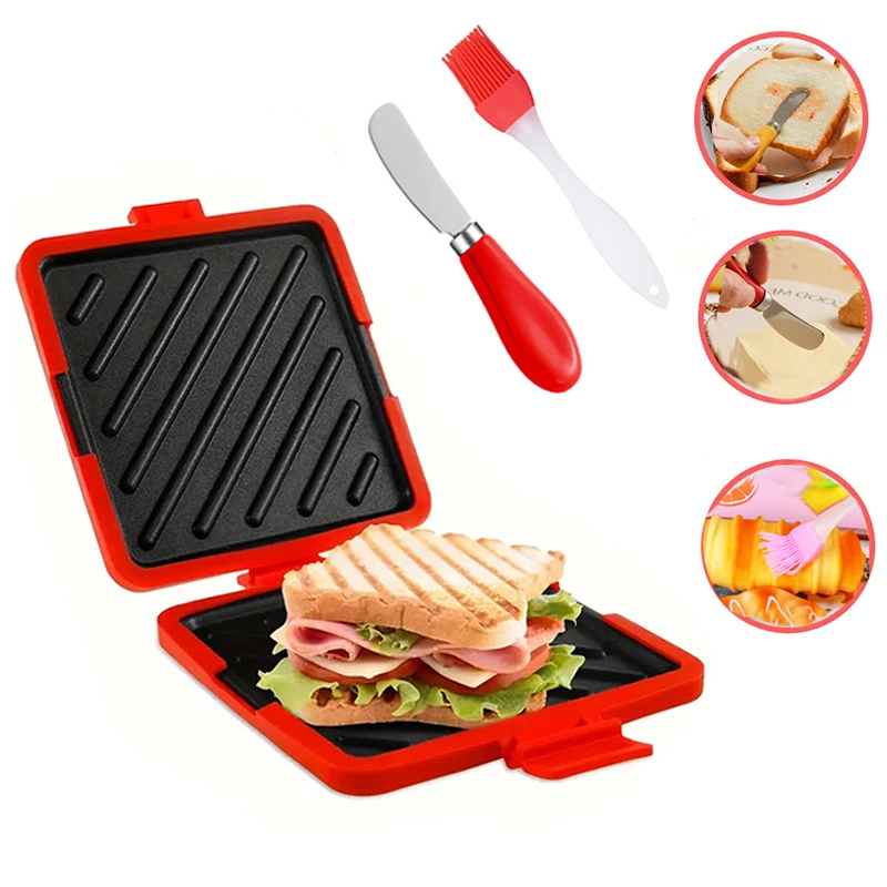 Kitchen Gadgets Baking - 3팩 식품 등급 샌드위치 토스터, 버터