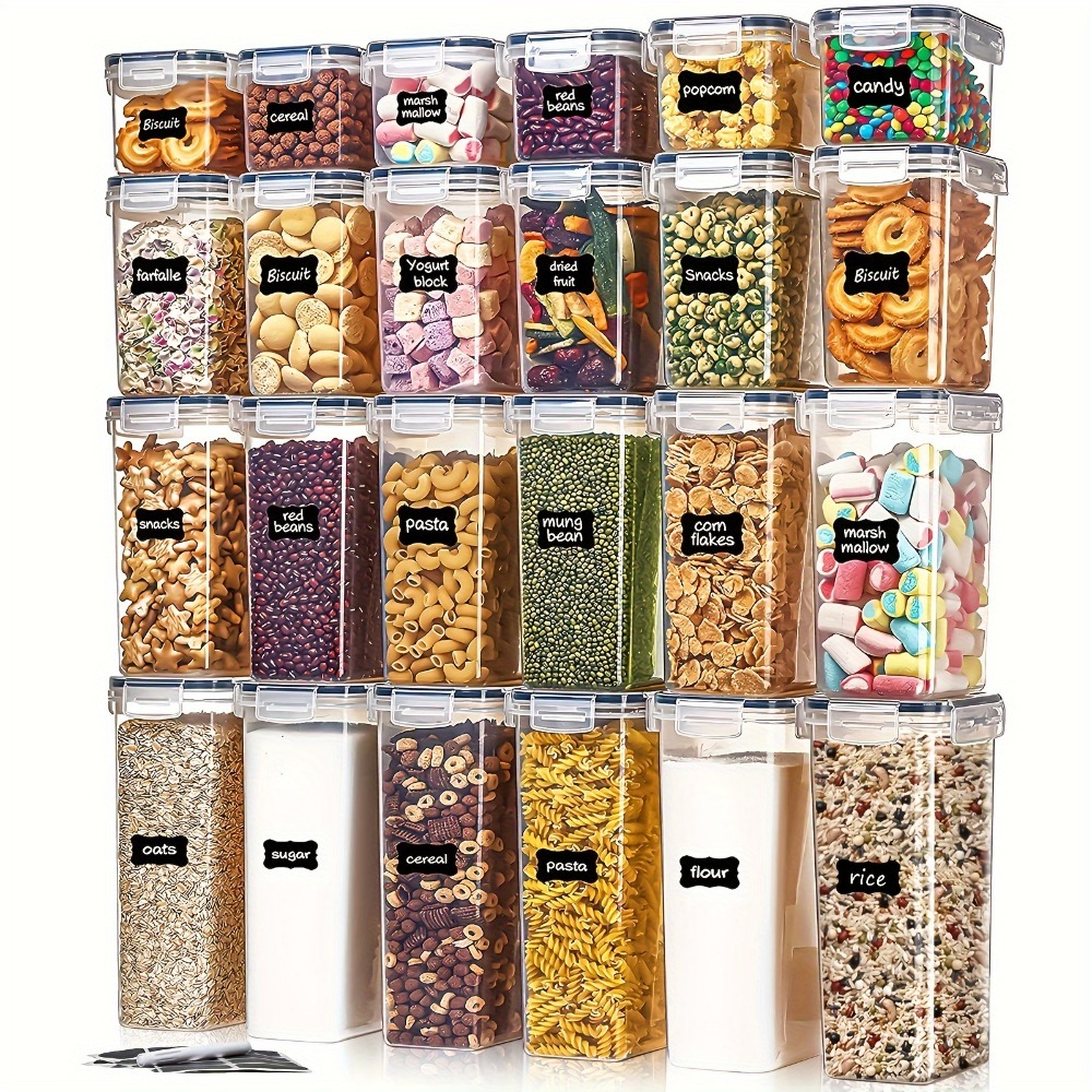 Kitchen Home Gadgets - 밀폐용기 24피스 세트 용기 12개 뚜껑