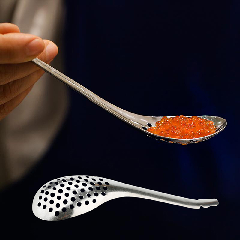 Kitchen Gadgets Useful - 56홀 캐비어 스푼 유용한 주방 조리