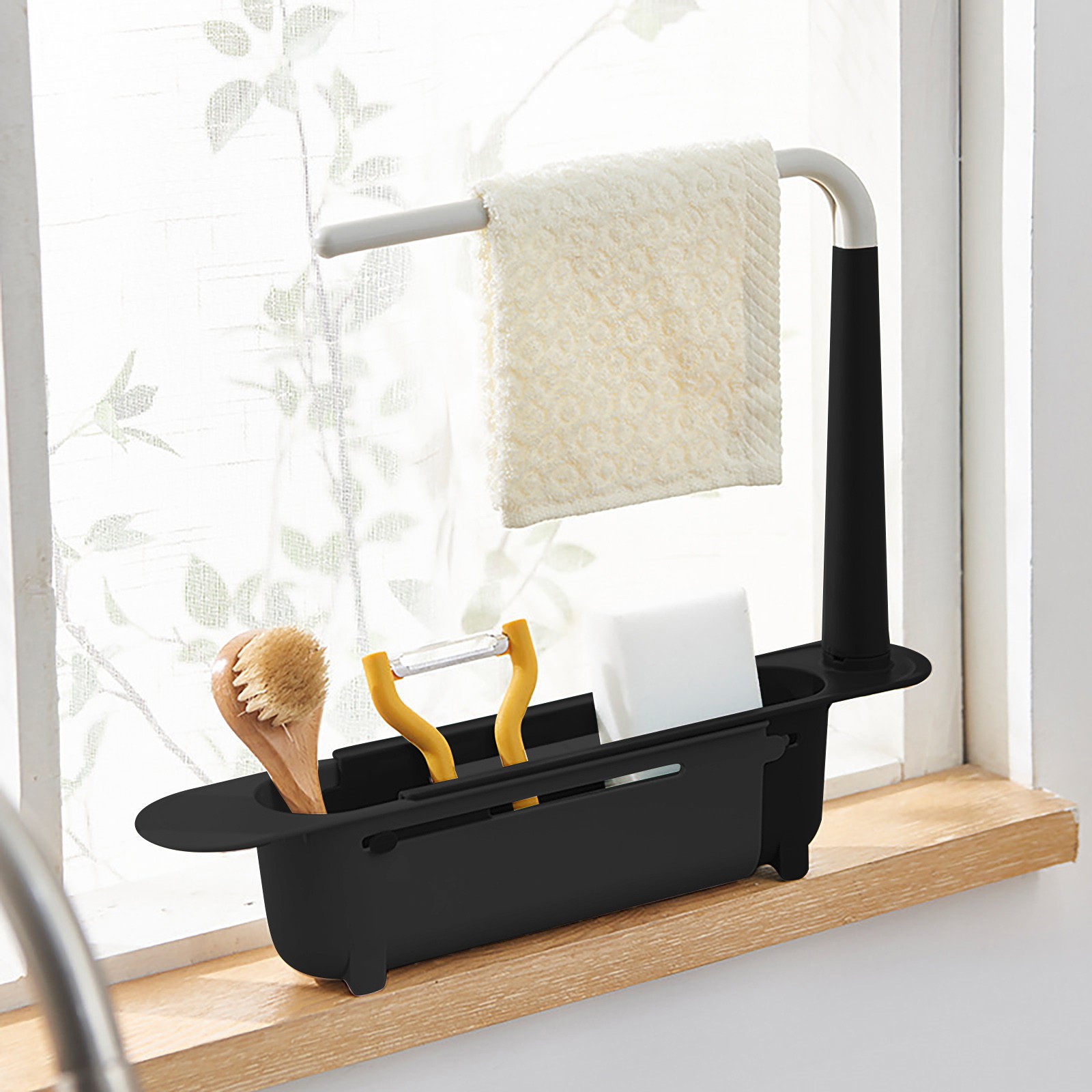 Kitchen Gadgets Useful - 주방 정리함 비누 스펀지 거치대 수건