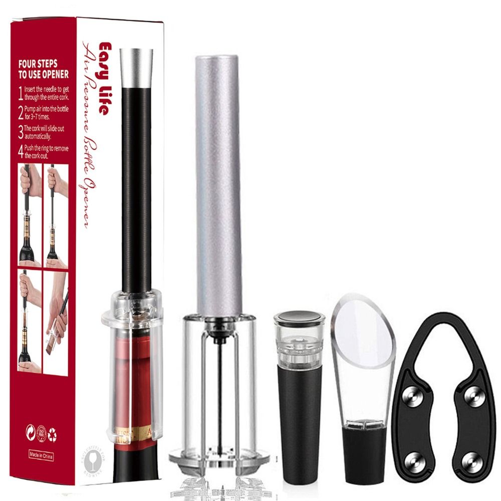 Kitchen Home Gadgets - 바 액세서리 와인 병따개 세트 알루미늄