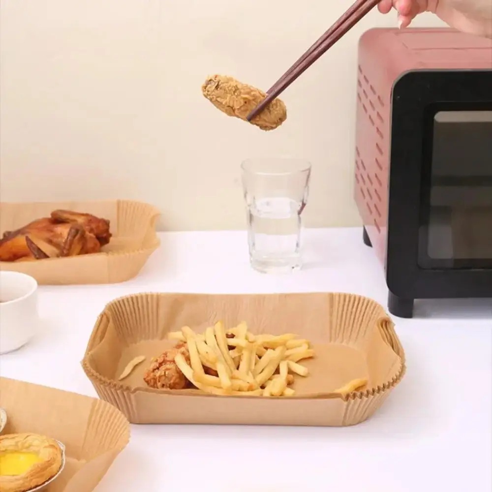 50/100pcs 일회용 에어 프라이어 종이 직사각형  - Kitchen Gadgets Air Fryer 리뷰 및 가격