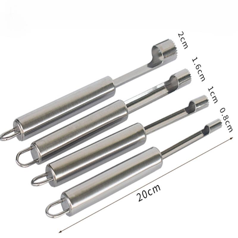 4pcs 과일 코어 제거기 커터 주방 도구 스테인레스  - Kitchen Home Gadgets 리뷰 및 가격