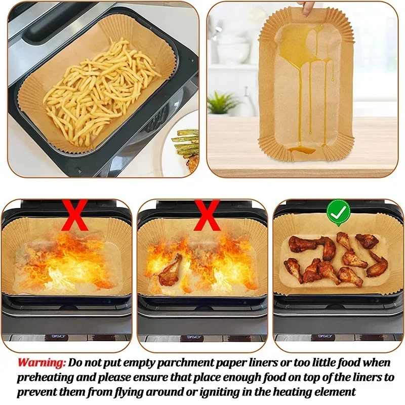 일회용 에어 프라이어 종이 붙지 않는 주방 베이킹 에어 - Kitchen Gadgets Air Fryer 리뷰 및 가격