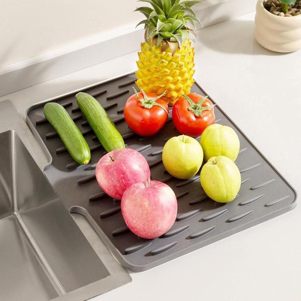 2025 식기 건조 매트 무유출 실리콘 건조 경사 배수 - Kitchen Gadgets Of 2025 리뷰 및 가격