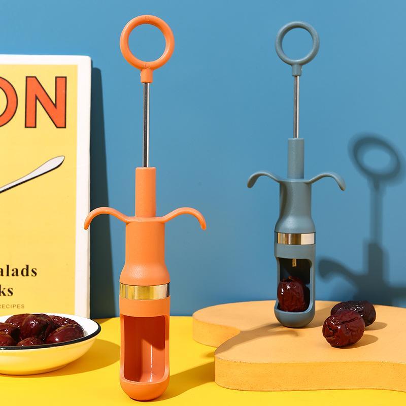 1초 체리 씨 제거기 스테인리스 스틸 붉은 대추 씨 제 - Kitchen Gadgets Baking 리뷰 및 가격