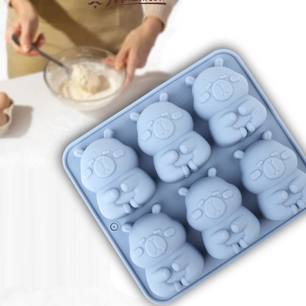귀여운 카피바라 모양의 실리콘 케이크 몰드, 초콜릿,  - Kitchen Gadgets Design 리뷰 및 가격