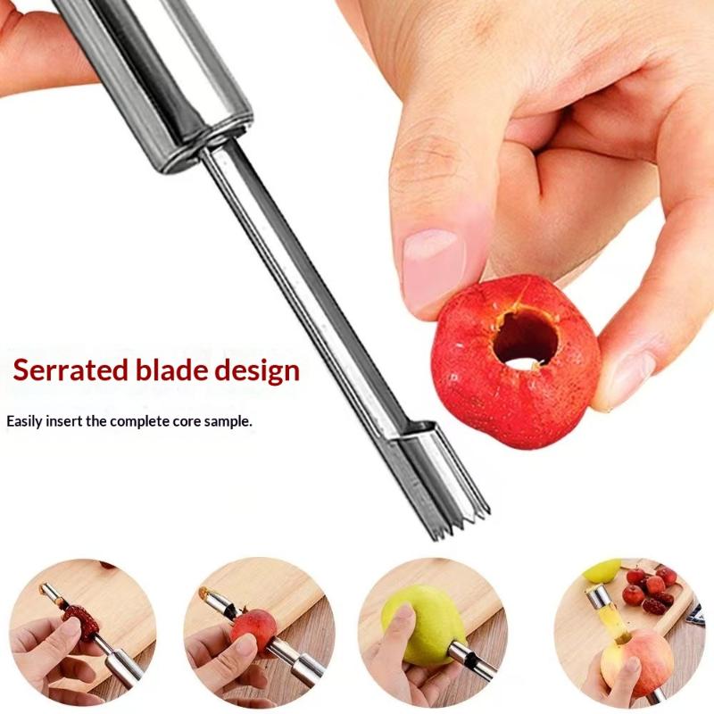4pcs 과일 코어 제거기 커터 주방 도구 스테인레스  - Kitchen Home Gadgets 리뷰 및 가격