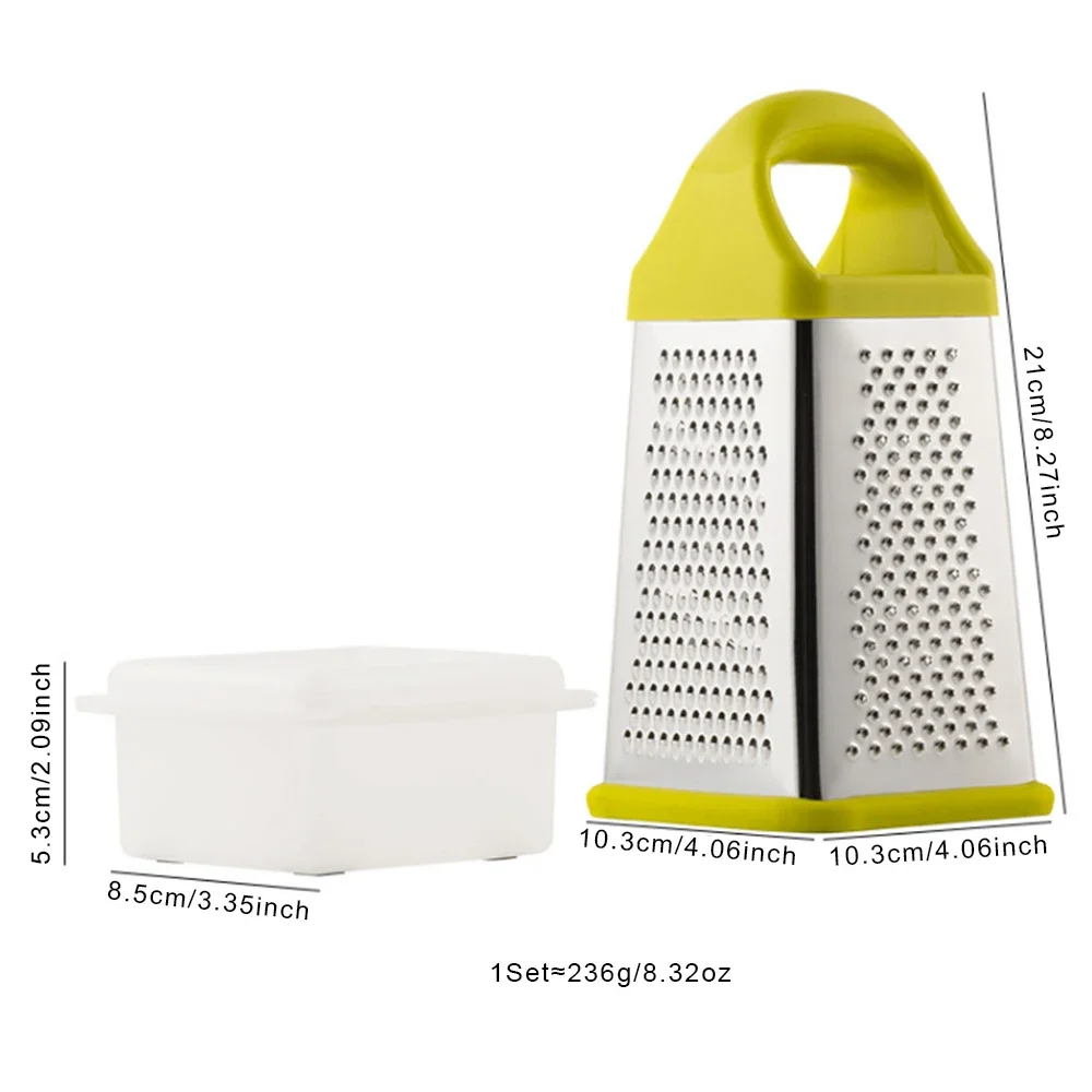 다목적 강판 야채 슬라이서 4면 상자 강판 스테인레스  - Kitchen Gadgets Useful 리뷰 및 가격