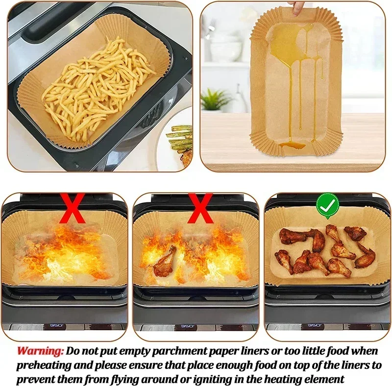 일회용 에어프라이어 종이 논스틱 주방 베이킹 에어프라이 - Kitchen Gadgets Air Fryer 리뷰 및 가격