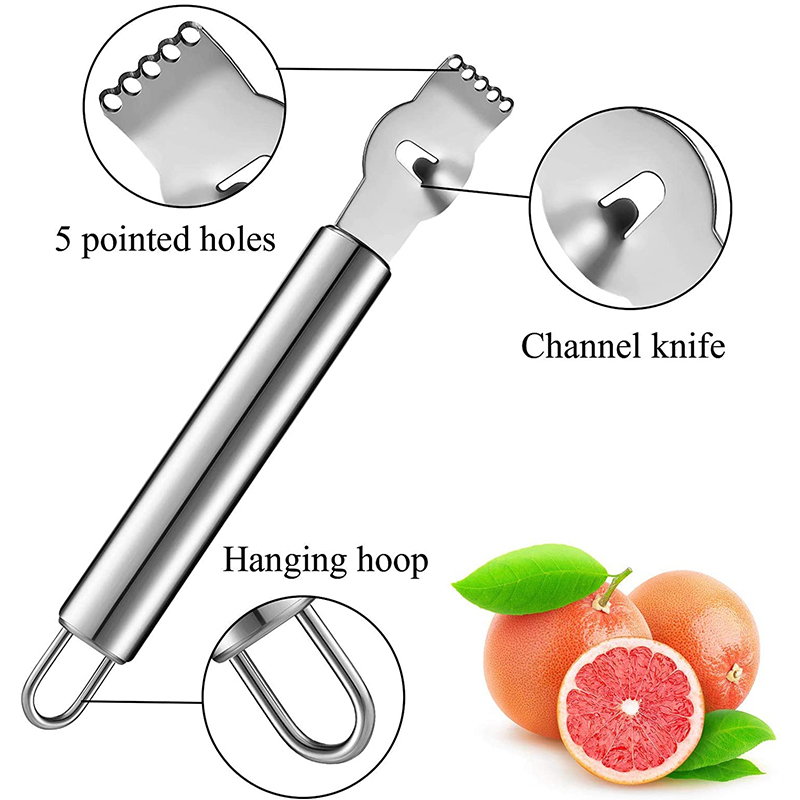 스테인레스 스틸 레몬 제스터 강판, 채널 나이프 및 행 - Kitchen Gadgets Useful 리뷰 및 가격