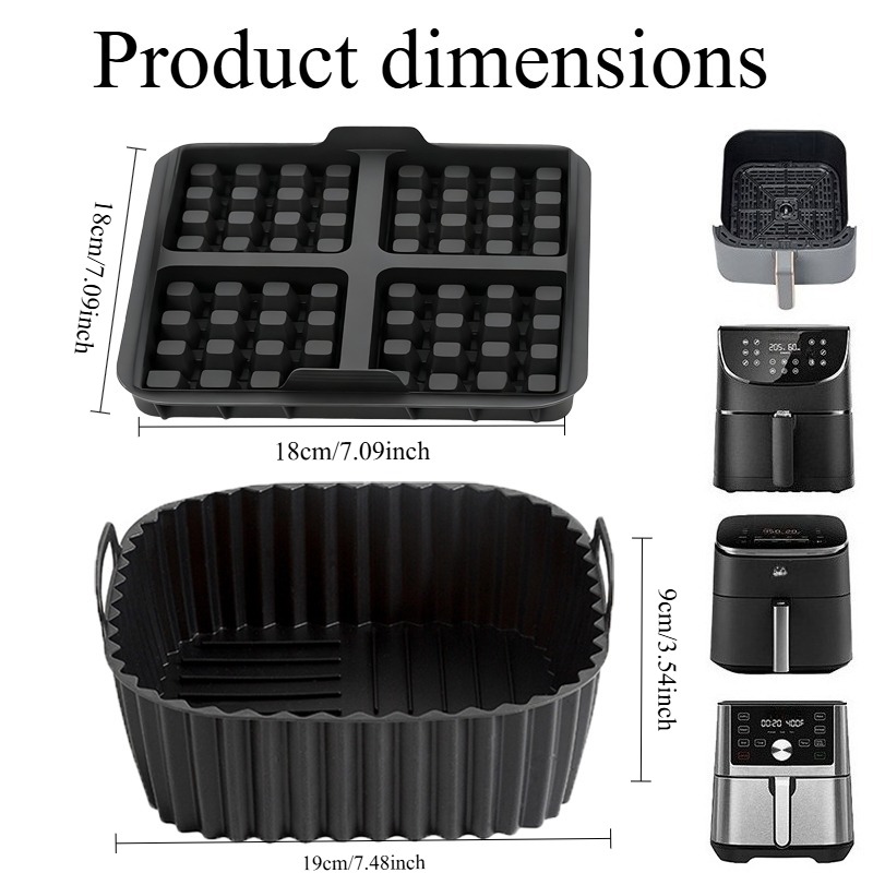 베이킹 키트 - 사각 에어프라이어 베이킹 팬 + 사각  - Kitchen Gadgets Air Fryer 리뷰 및 가격