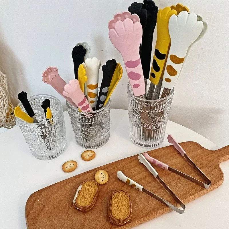 고양이 발 모양 음식 집게 귀여운 만화 식사 집게 스테 - Kitchen Gadgets Of 2025 리뷰 및 가격