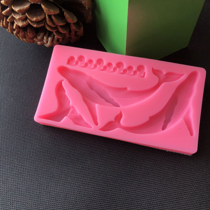 DIY 고래 실리콘 몰드 오션 시리즈 퐁당 케이크 장식 - Kitchen Gadgets Baking 리뷰 및 가격