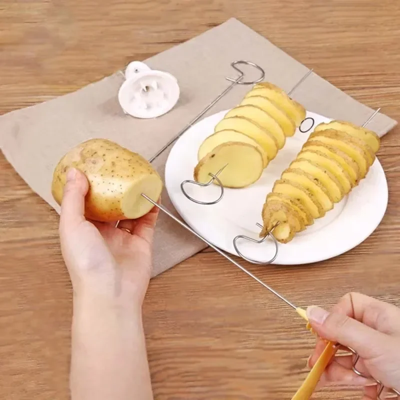 2025 핫 키친 회오리바람 감자 스파이럴 커터 감자  - Kitchen Gadgets Of 2025 리뷰 및 가격