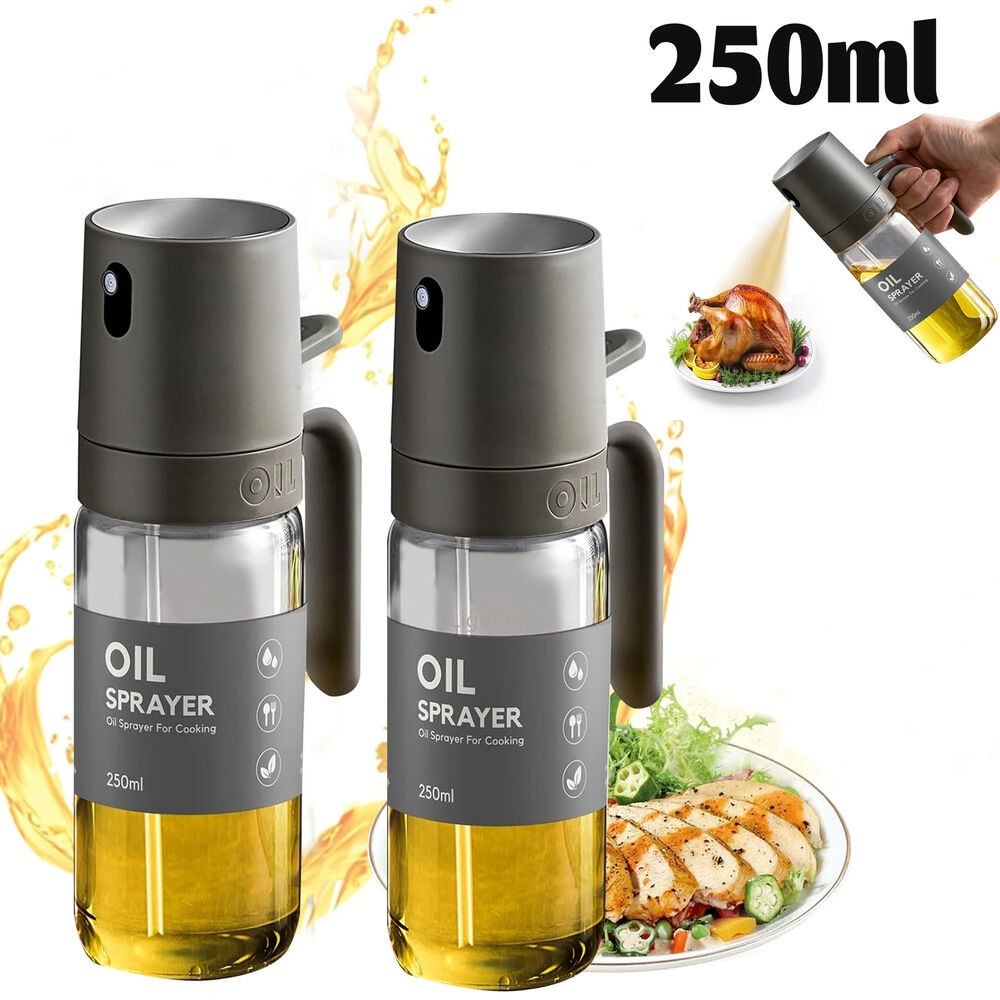 250ML 오일 스프레이어, 고붕규산 유리 BPA 프리 - Kitchen Gadgets Air Fryer 리뷰 및 가격