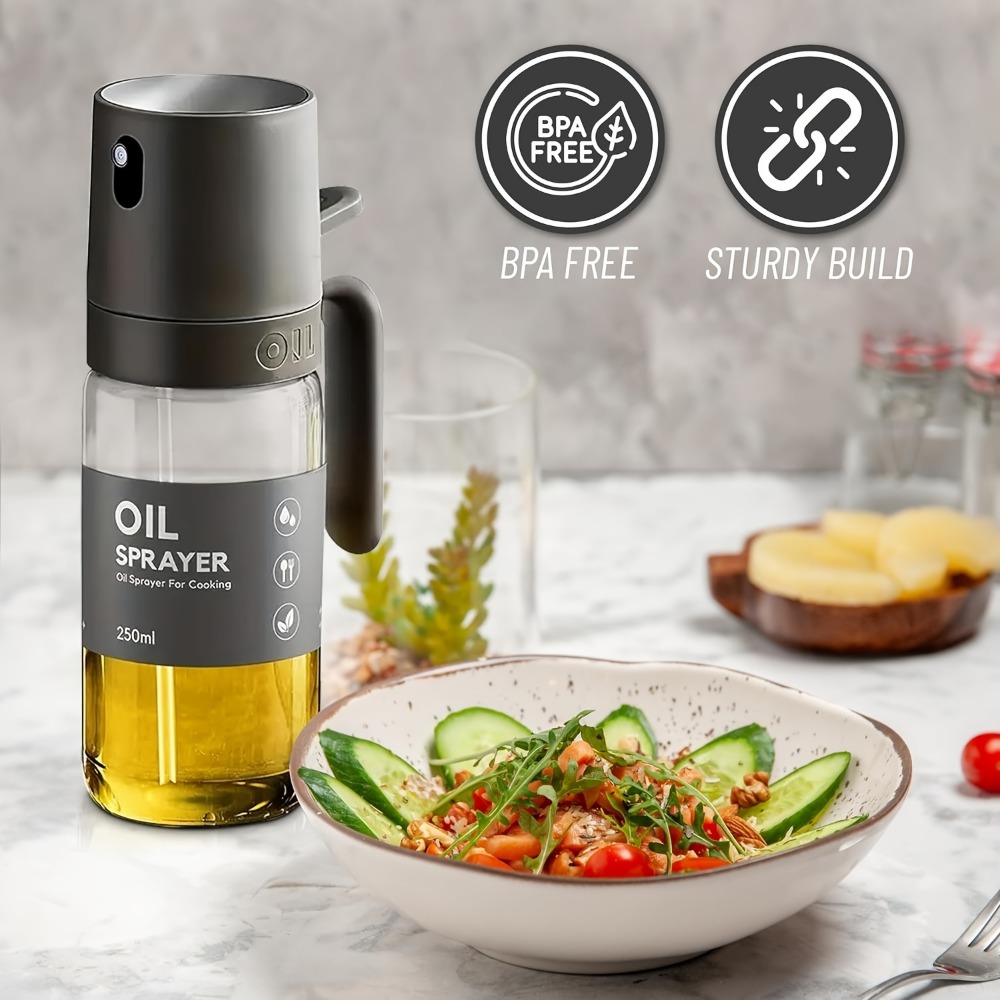 250ML 오일 스프레이어, 고붕규산 유리 BPA 프리 - Kitchen Gadgets Air Fryer 리뷰 및 가격
