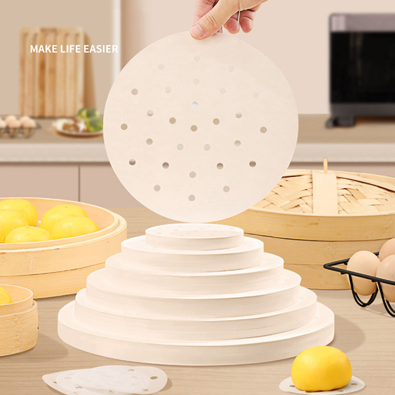 50pcs 대나무 기선 종이 일회용 비 스틱 기선 매트 - Kitchen Gadgets Air Fryer 리뷰 및 가격