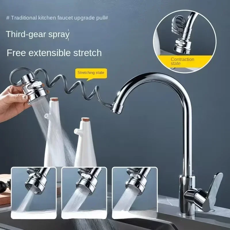 신형 3가지 모드 싱크 수도꼭지 360도 회전 필터 연 - Quirky Kitchen Gadgets 리뷰 및 가격