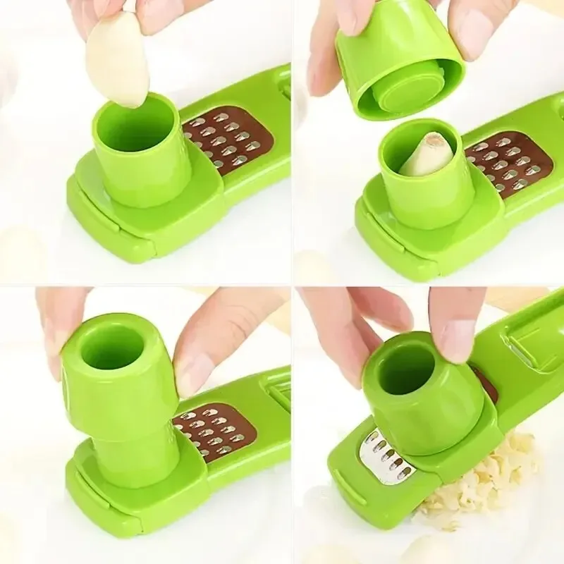 손으로 누르는 마늘 다지기, 수동 마늘 다지기 및 분쇄 - Kitchen Gadgets Useful 리뷰 및 가격