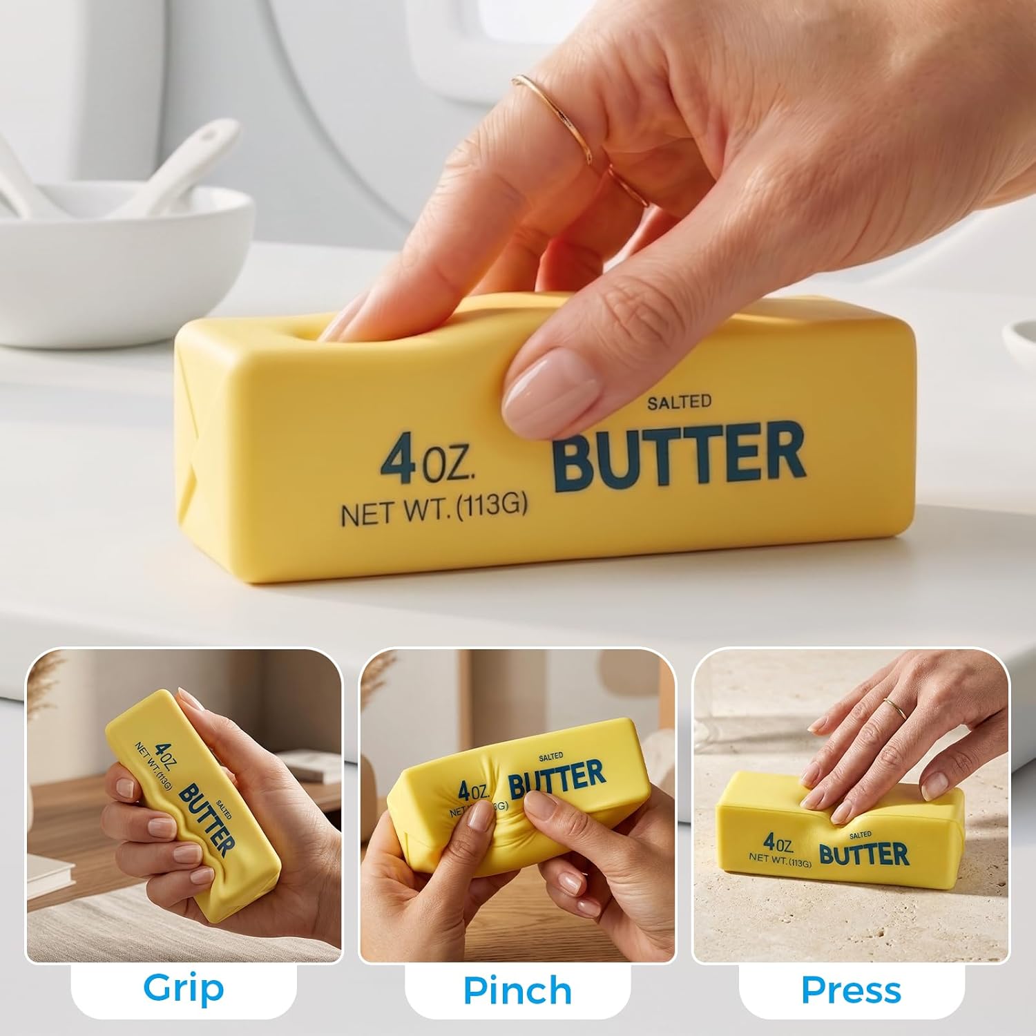 새로운 부드러운 느린 반동 버터 스틱 실리콘 스퀴즈 스 - Quirky Kitchen Gadgets 리뷰 및 가격